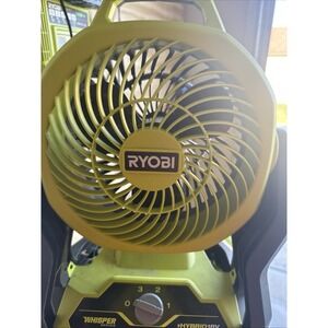 RYOBI ONE+ 18V Hybrid WHISPER 7.5 in. Fan Tool-Only, Green PCL811B TOOL ONLY